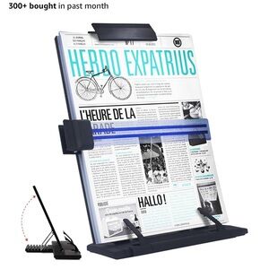 Adjustable Document Holder with Blue Line Guide